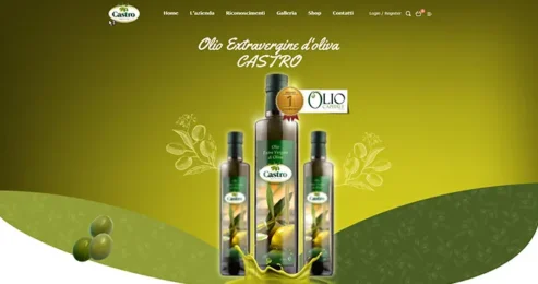 home page sito olio castro